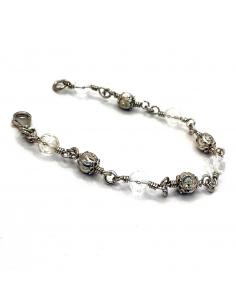 Bracelet artisanal créateur belge pierres naturelles argent antiallergique
