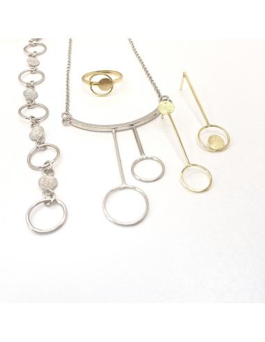 Boucle d'oreille LILI asymétrique