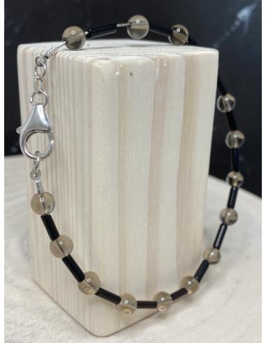 Bracelet artisanal argent avec pierres...