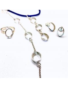 Bracelet argent rhodié antiallergique collection Ophélie by JUST'IN JEWELS 2