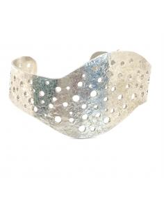 Création artisanale fait main bracelet argent unique pour femme